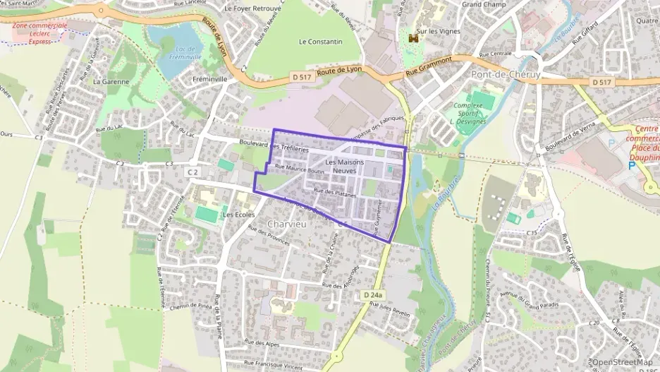 Appartement 85 m² quatre pièces à vendre à Charvieu-Chavagneux