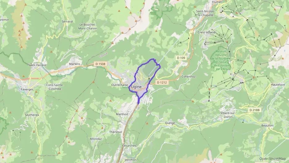 Appartement 50 m² trois pièces à vendre à Ugine