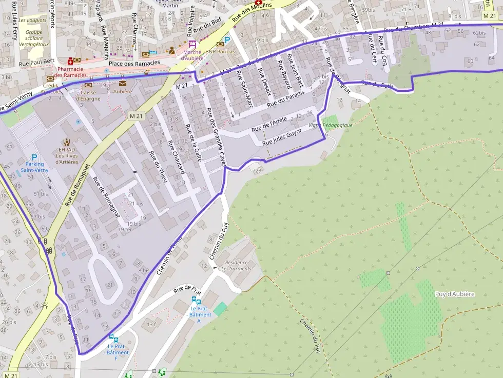 Appartement 61 m² quatre pièces à vendre à Aubière