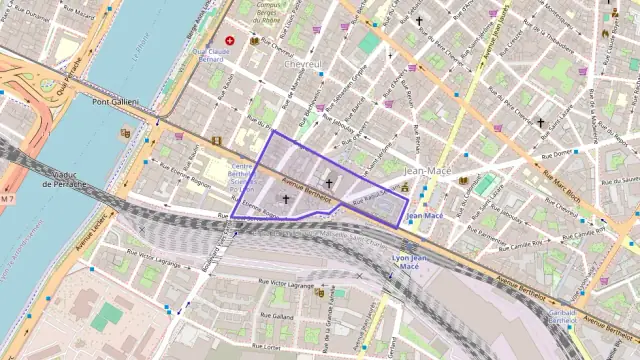 Appartement 51 m² trois pièces à vendre à Lyon 7e Arrondissement