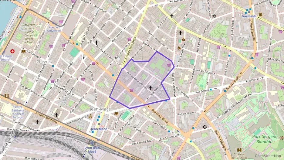 Appartement 48 m² deux pieces à vendre à Lyon 7e Arrondissement