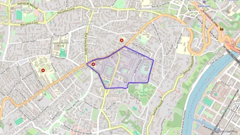 Appartement 72 m² quatre pièces à vendre à Sainte-Foy-lès-Lyon