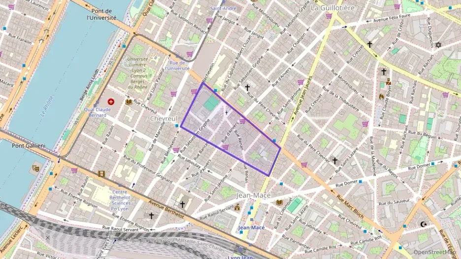 Appartement 54 m² deux pieces à vendre à Lyon 7e Arrondissement Appartement 54 m² deux pieces à vendre à Lyon 7e Arrondissement