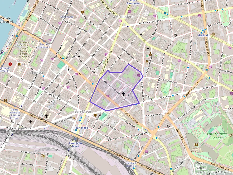 Appartement 73 m² une piece à vendre à Lyon 7e Arrondissement