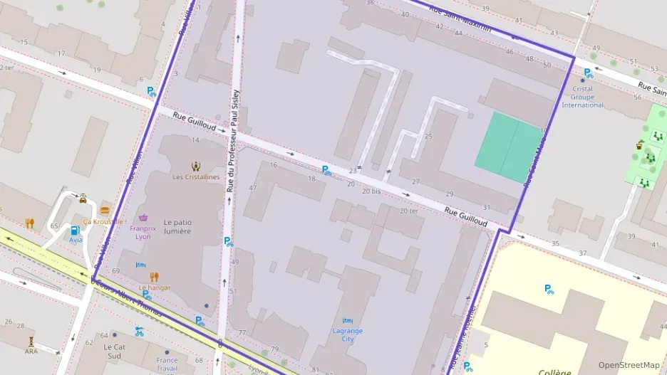 Appartement 45 m² deux pieces à vendre à Lyon 3e Arrondissement