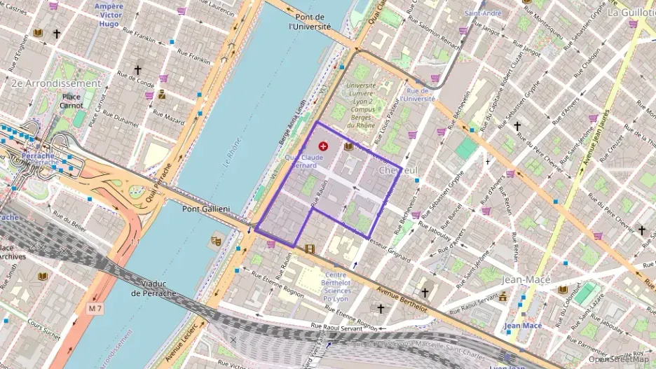 Appartement 86 m² quatre pièces à vendre à Lyon 7e Arrondissement