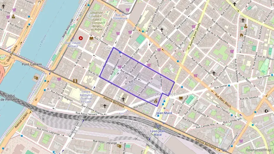 Appartement 42 m² une piece à vendre à Lyon 7e Arrondissement