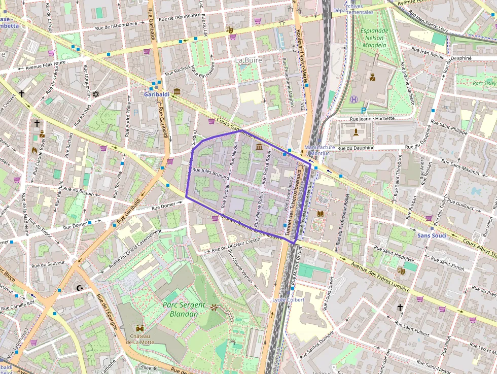 Appartement 72 m² trois pièces à vendre à Lyon 7e Arrondissement