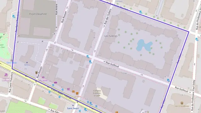 Appartement 37 m² deux pieces à vendre à Lyon 3e Arrondissement