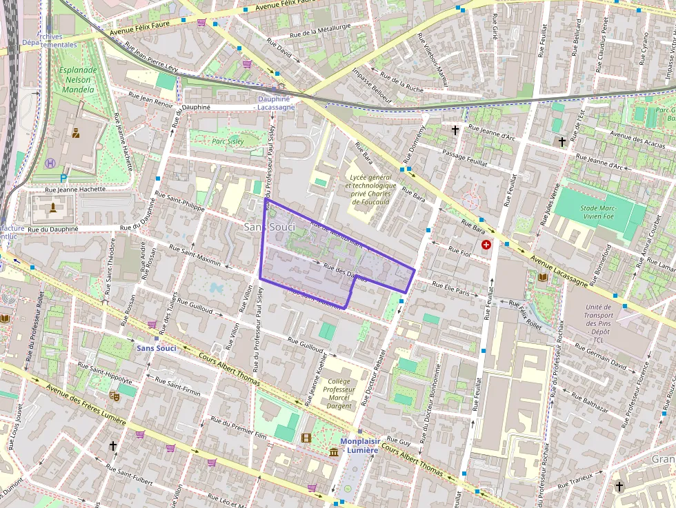 Appartement 69 m² deux pieces à vendre à Lyon 3e Arrondissement