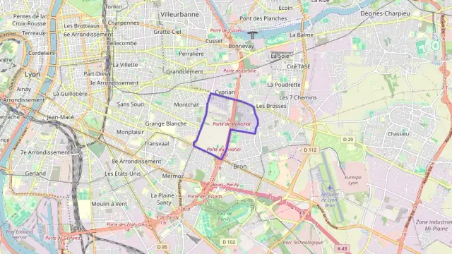 Appartement 61 m² trois pièces à vendre à Bron