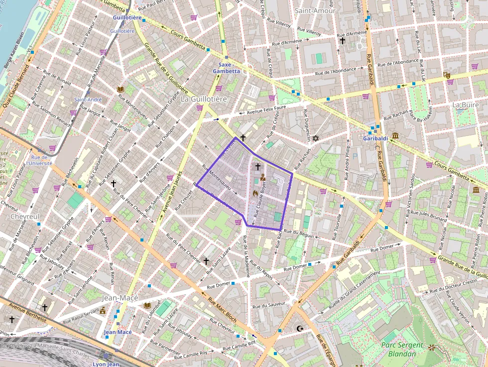 Appartement 74 m² deux pieces à vendre à Lyon 7e Arrondissement