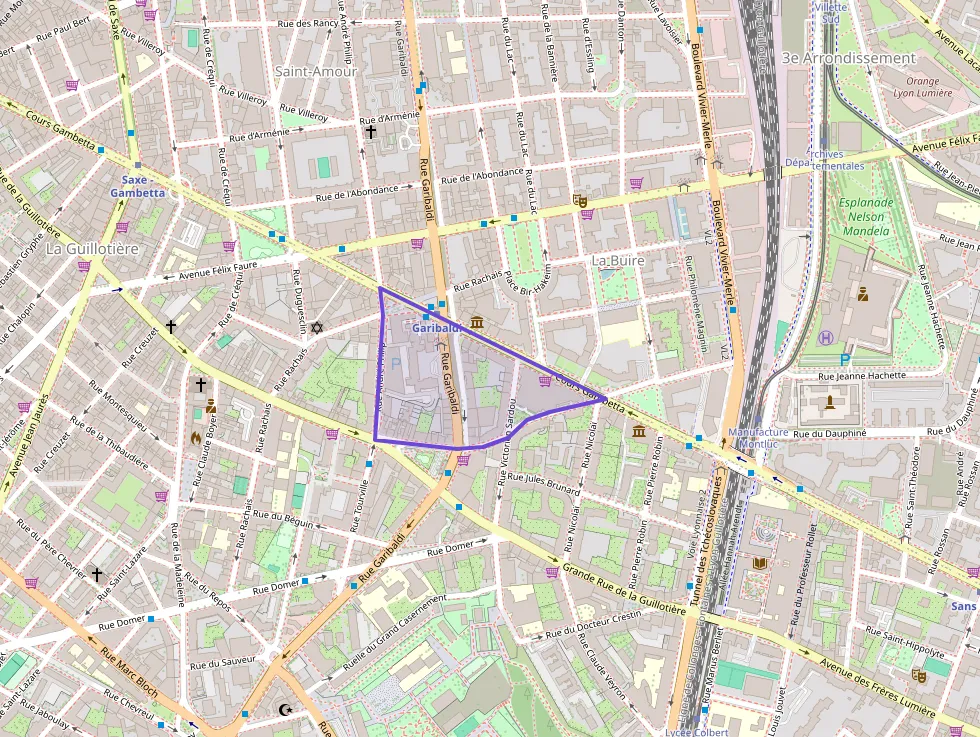 Appartement 69 m² trois pièces à vendre à Lyon 7e Arrondissement