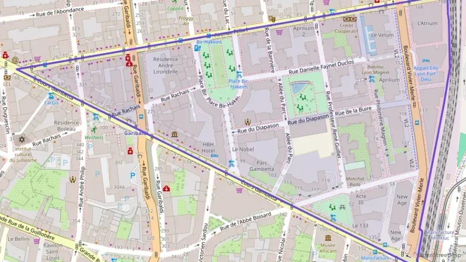 Appartement 54 m² deux pieces à vendre à Lyon 3e Arrondissement