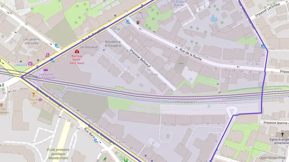 Appartement 60 m² quatre pièces à vendre à Lyon 3e Arrondissement