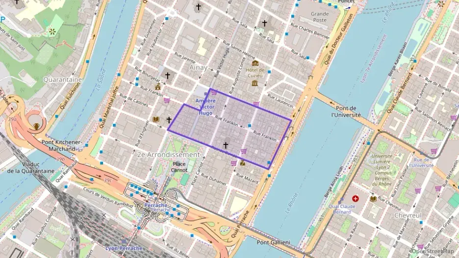 Appartement 23 m² une piece à vendre à Lyon 2e Arrondissement