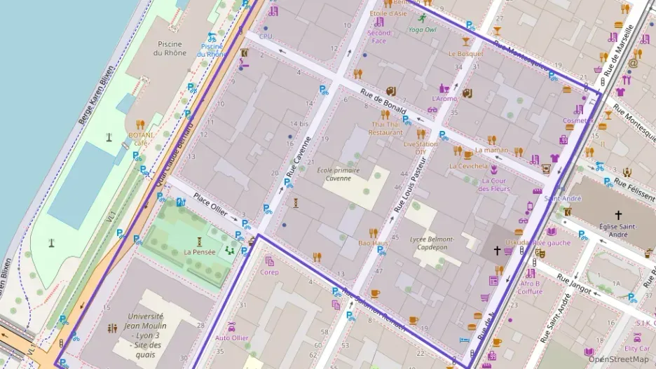 Appartement 58 m² deux pieces à vendre à Lyon 7e Arrondissement Appartement 58 m² deux pieces à vendre à Lyon 7e Arrondissement