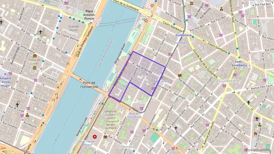 Appartement 58 m² deux pieces à vendre à Lyon 7e Arrondissement Appartement 58 m² deux pieces à vendre à Lyon 7e Arrondissement