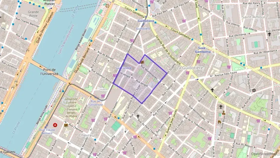 Appartement 53 m² deux pieces à vendre à Lyon 7e Arrondissement