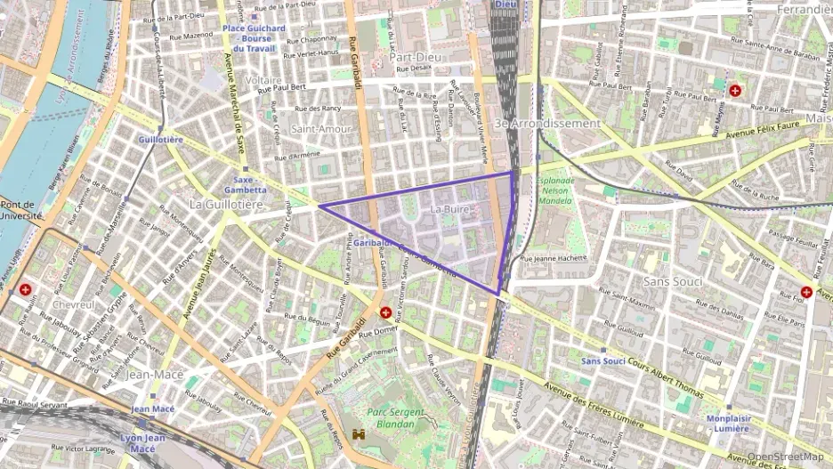 Appartement 75 m² deux pieces à vendre à Lyon 3e Arrondissement