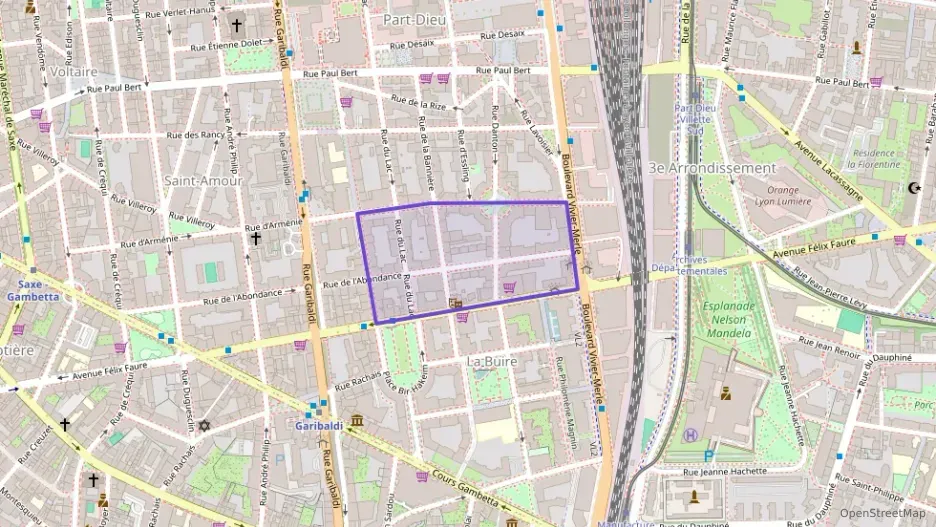 Appartement 70 m² deux pieces à vendre à Lyon 3e Arrondissement