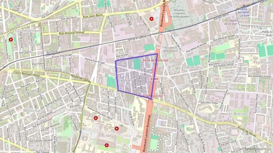 Appartement 71 m² trois pièces à vendre à Villeurbanne