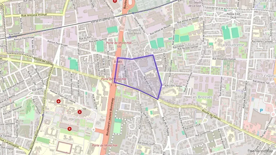 Appartement 89 m² trois pièces à vendre à Villeurbanne