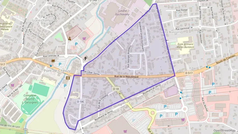 Appartement 50 m² trois pièces à vendre à Pont-de-Chéruy
