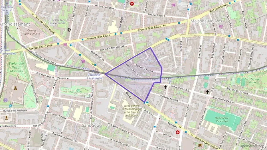 Appartement 49 m² deux pieces à vendre à Lyon 3e Arrondissement Appartement 49 m² deux pieces à vendre à Lyon 3e Arrondissement