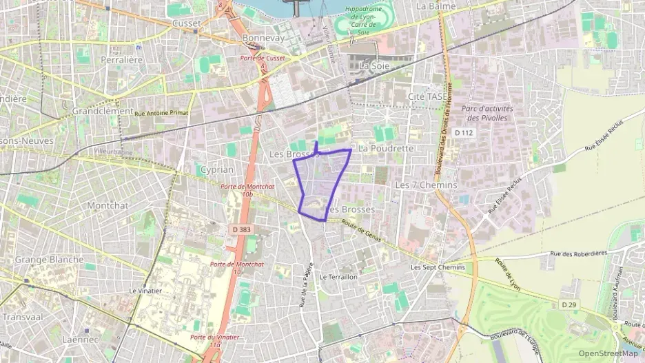 Appartement 45 m² deux pieces à vendre à Villeurbanne