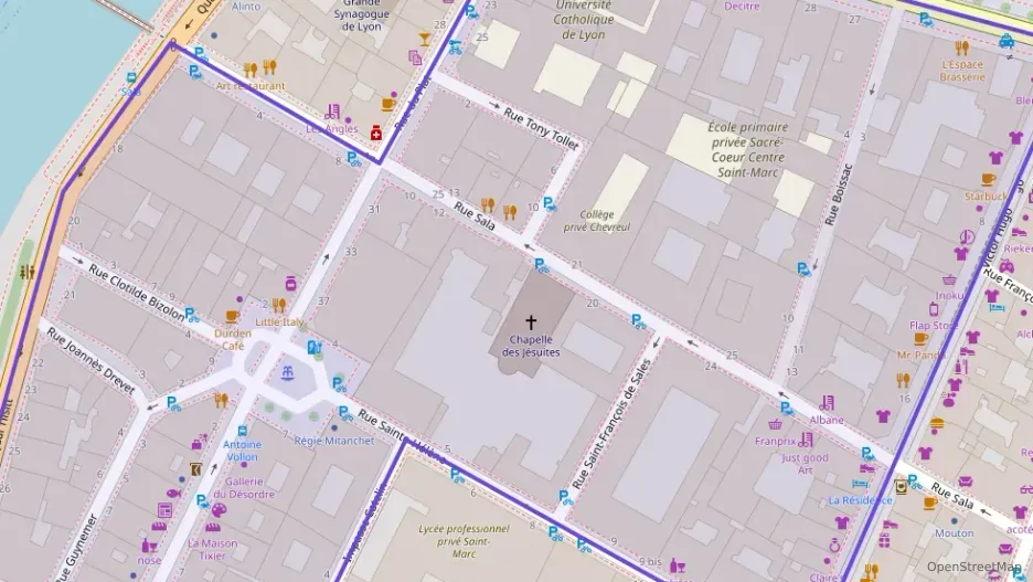 Appartement 27 m² une piece à vendre à Lyon 2e Arrondissement