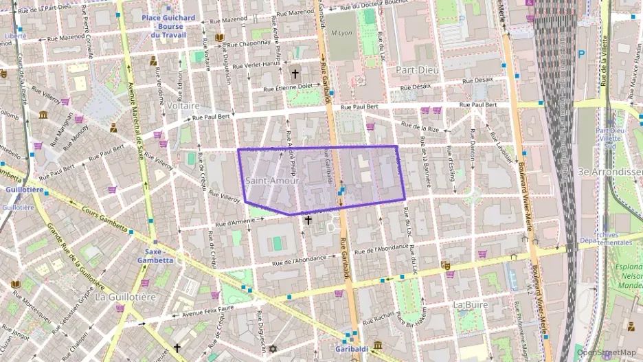 Appartement 65 m² trois pièces à vendre à Lyon 3e Arrondissement