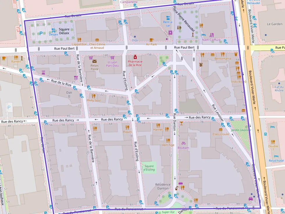 Appartement 41 m² deux pieces à vendre à Lyon 3e Arrondissement