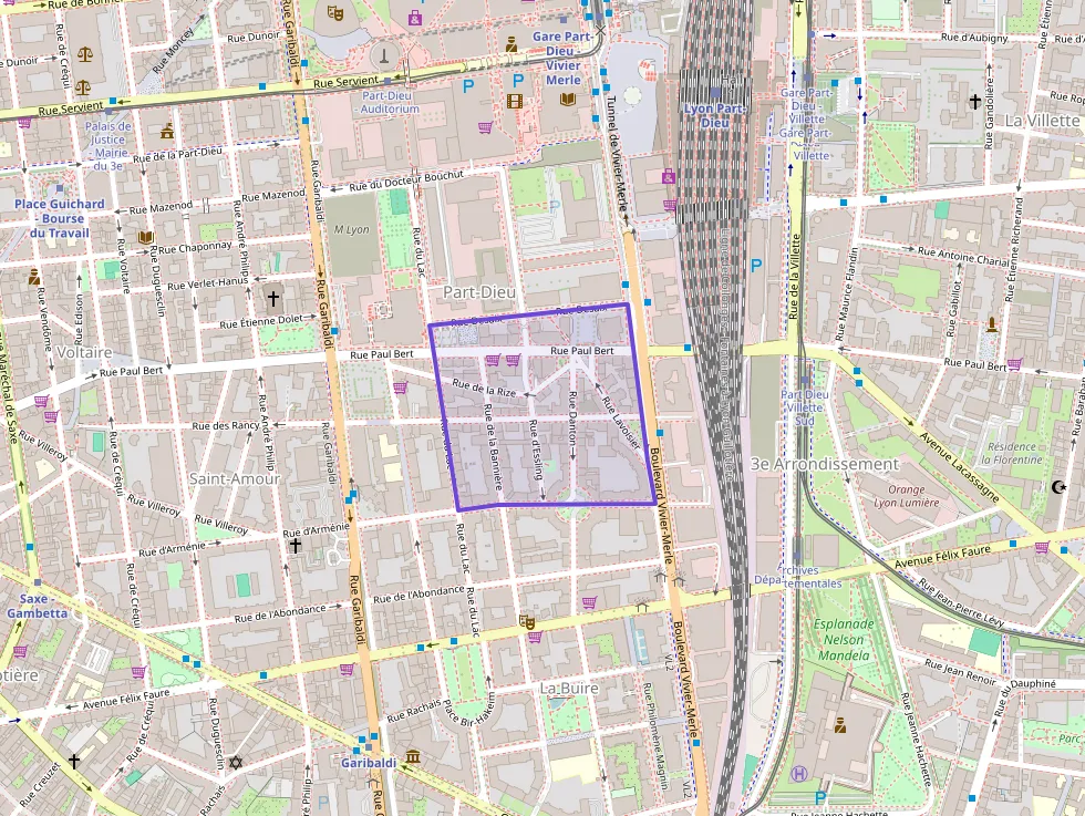 Appartement 41 m² deux pieces à vendre à Lyon 3e Arrondissement