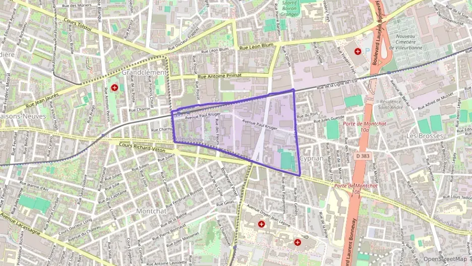 Appartement 70 m² trois pièces à vendre à Villeurbanne