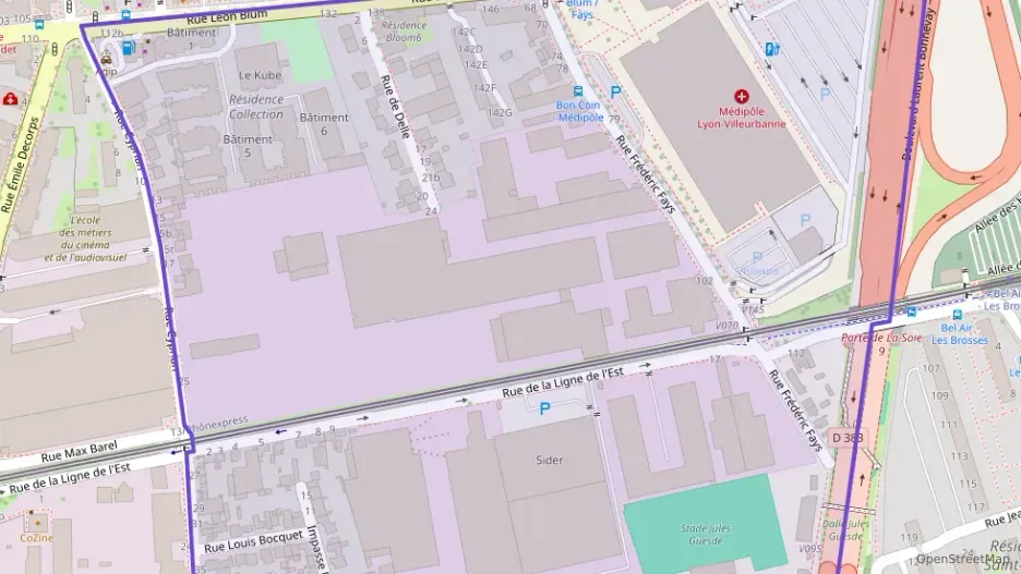 Appartement 46 m² deux pieces à vendre à Villeurbanne