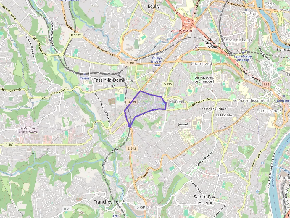 Appartement 73 m² trois pièces à vendre à Tassin-la-Demi-Lune