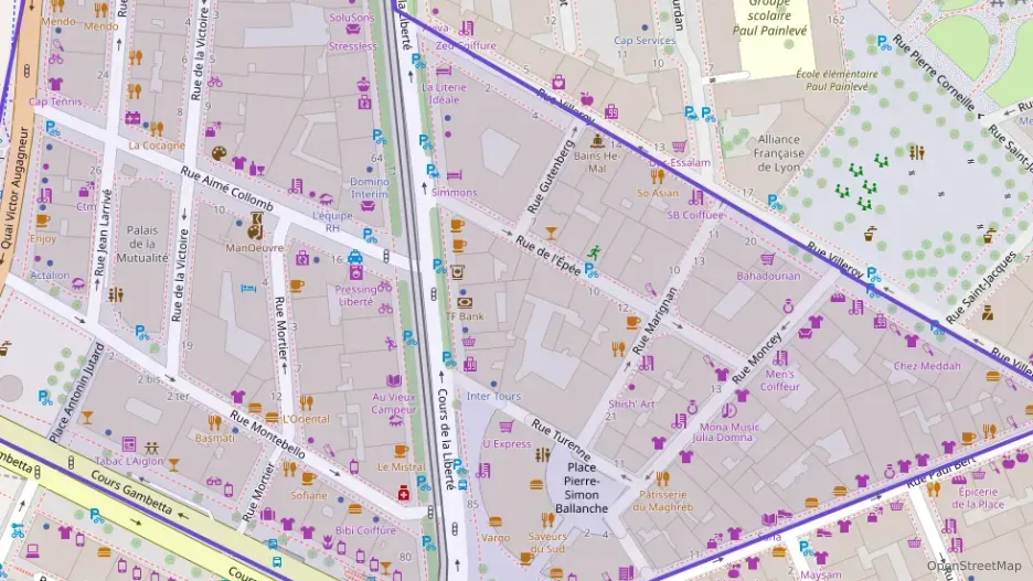 Appartement 43 m² deux pieces à vendre à Lyon 3e Arrondissement