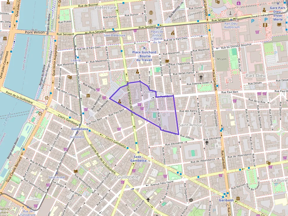 Appartement 48 m² une piece à vendre à Lyon 3e Arrondissement