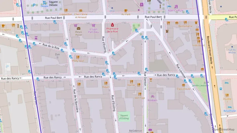 Appartement 43 m² deux pieces à vendre à Lyon 3e Arrondissement