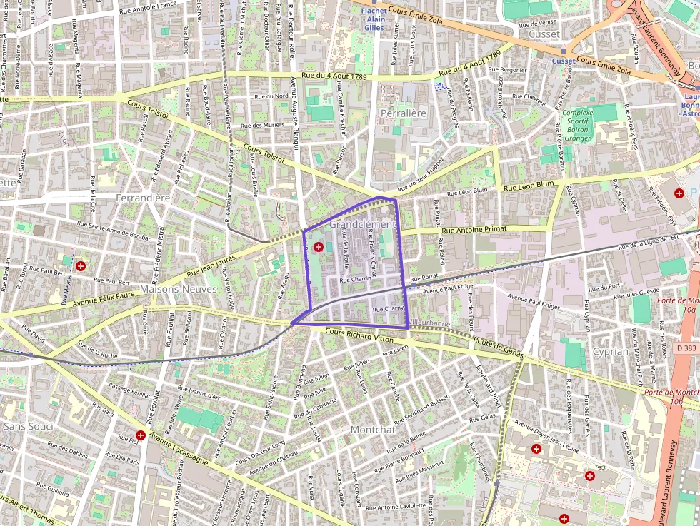 Appartement 57 m² trois pièces à vendre à Villeurbanne