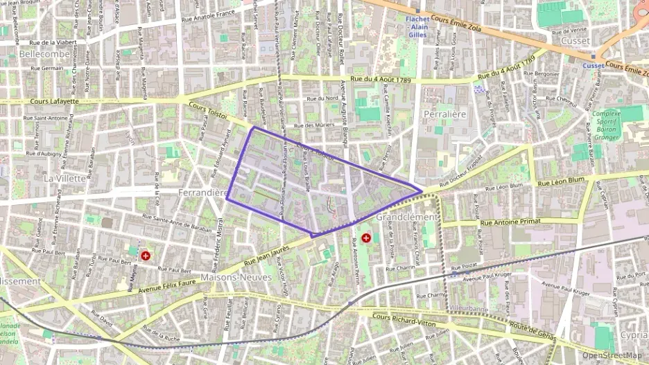 Appartement 76 m² quatre pièces à vendre à Villeurbanne