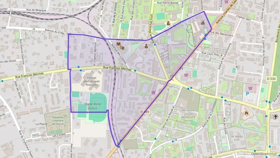 Appartement 46 m² deux pieces à vendre à Tassin-la-Demi-Lune