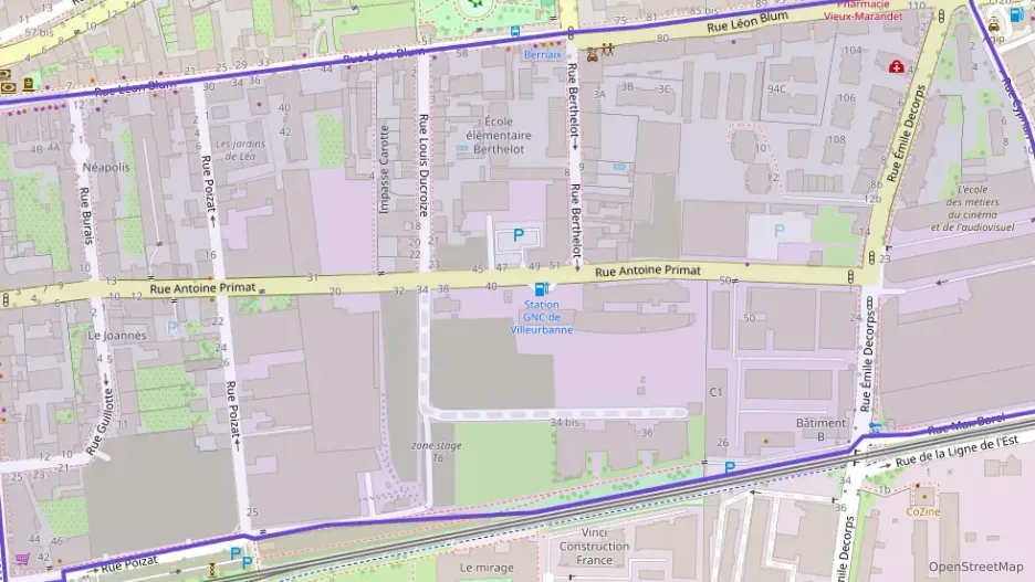 Appartement 57 m² trois pièces à vendre à Villeurbanne