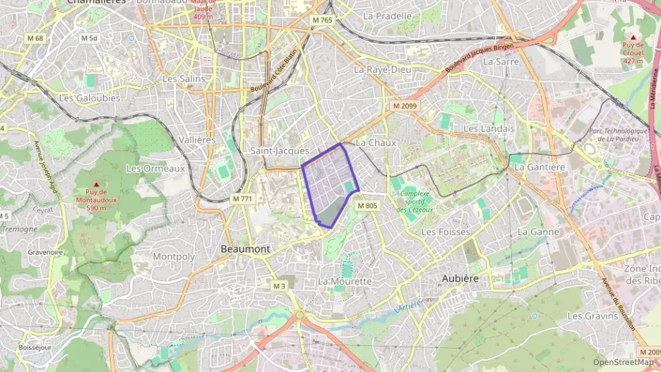 Appartement 80 m² quatre pièces à vendre à Clermont-Ferrand