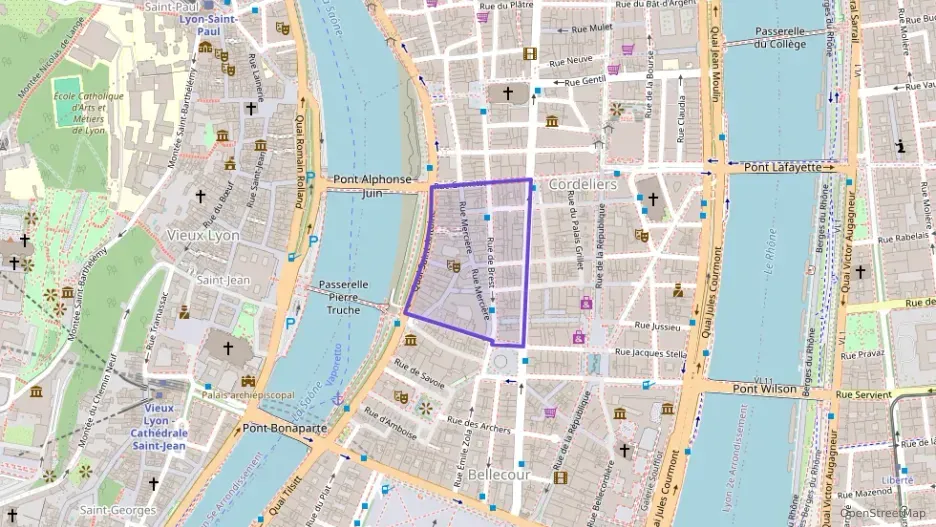 Appartement 90 m² quatre pièces à vendre à Lyon 2e Arrondissement