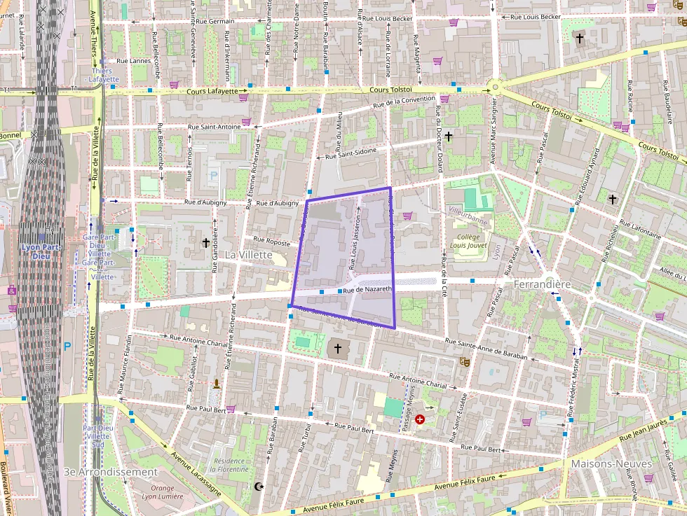 Appartement 68 m² deux pieces à vendre à Lyon 3e Arrondissement