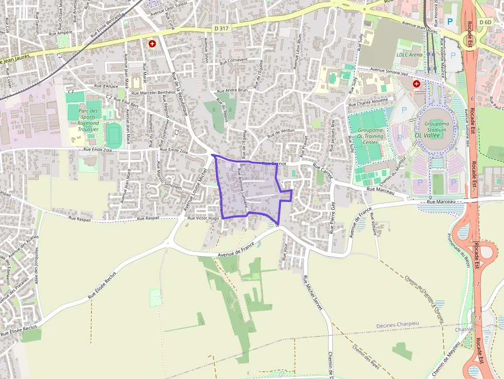 Appartement 60 m² trois pièces à vendre à Décines-Charpieu