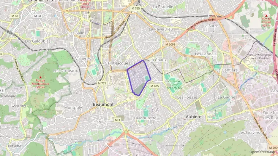 Appartement 38 m² deux pieces à vendre à Clermont-Ferrand