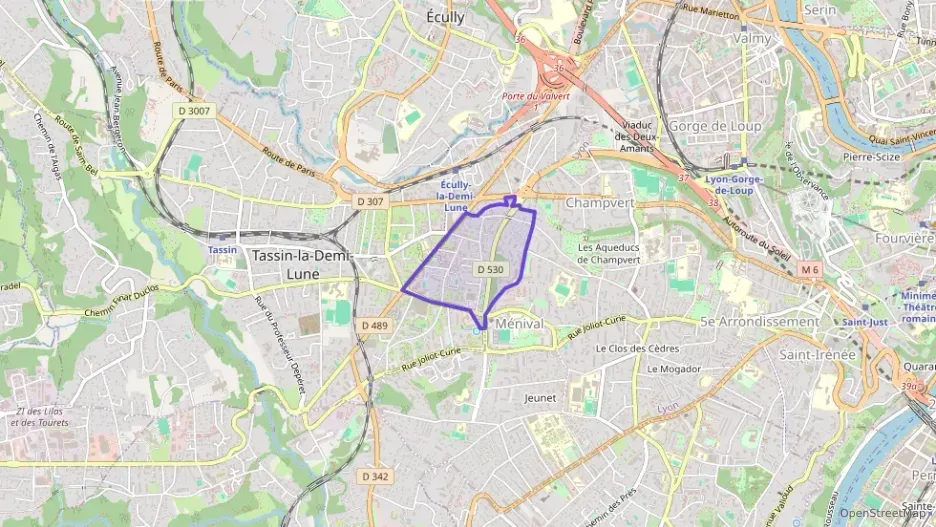 Appartement 50 m² deux pieces à vendre à Tassin-la-Demi-Lune